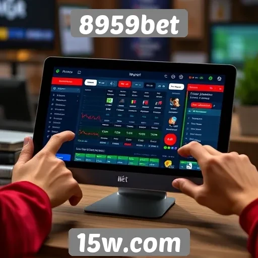 Interface e experiência do usuário no site 8959bet